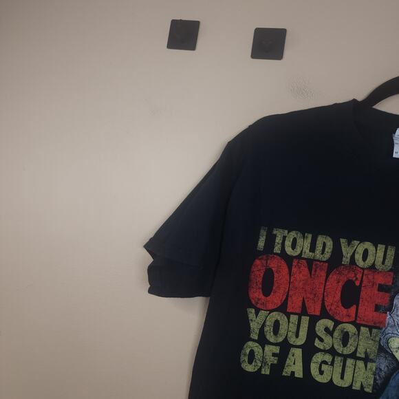 Charlie Daniels Band I Told You Once you Son of a Gun Short Sleeve Tee Size M - Picture 3 of 7